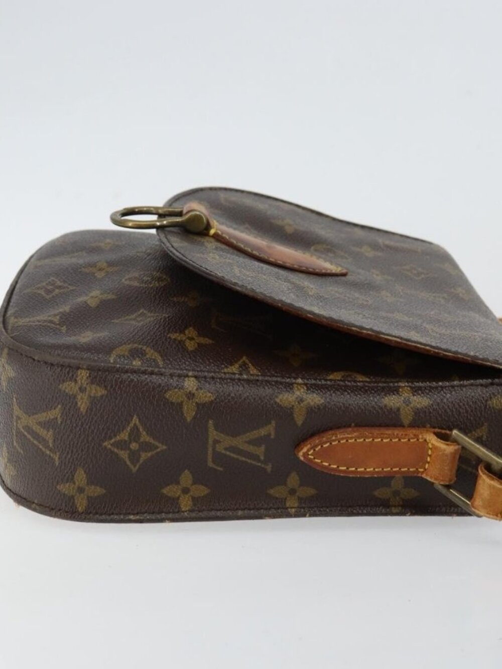 Authentic LOUIS VUITTON Monogram Saint Cloud GM Shoulder Bag M51242 LV - Picture 10 of 16